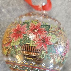 Blown Glass Crystal Ball 1997.  Designer Rudolf Pastor.  Very colorful.